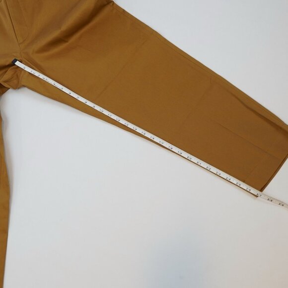 Maison Kitsune Paris Carrot Chino Khaki Pants 27" Inseam - 42 /MEDIUM - Picture 6 of 9